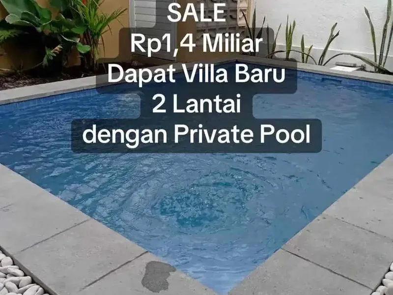 SALE 2 Villa Baru Kedungu Utara, 1,4 Miliar Per Unit - Real Estate in Bali