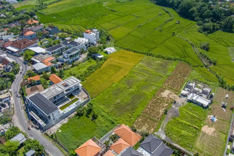 12.9 Are of Land with Rice-Field Views — Tumbak Bayuh, near Pererenan - Bali in Bali