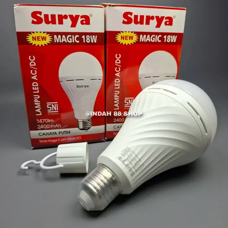 Lampu Emergency Cas Surya - Home & Garden in Bali