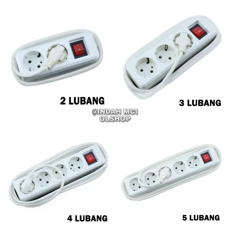Stopkontak Saklar + Kabel / Colokan Sambung - Electronics in Bali