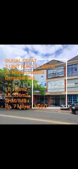 Disewakan 7 Unit Ruko 3 Lantaican di Canggu Db - Real Estate in Bali
