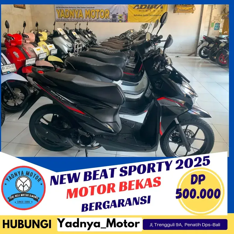 BEAT SPORTY 2025/YADNYA MOTOR - Vehicles in Bali