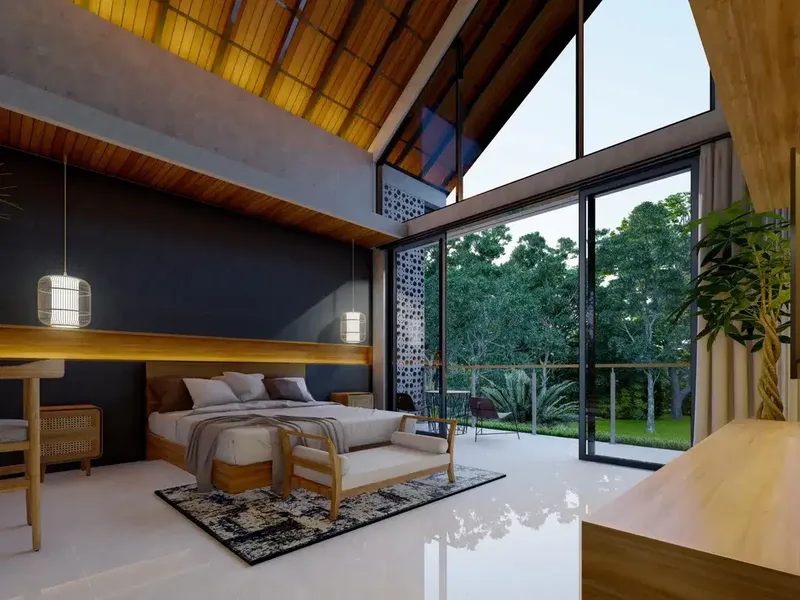 BEST PREMIUM MODERN VILLA 2LT PRIVATE POOL FURNIHSED TOURISM LOCATION - Bali in Bali