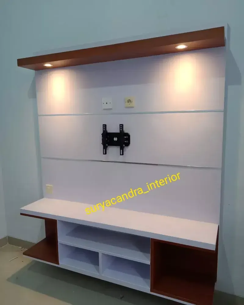Backdrop tv, 160×180, rak tv, bufet tv, lemari tv, meja tv, lapis HPL - Home & Garden in Bali
