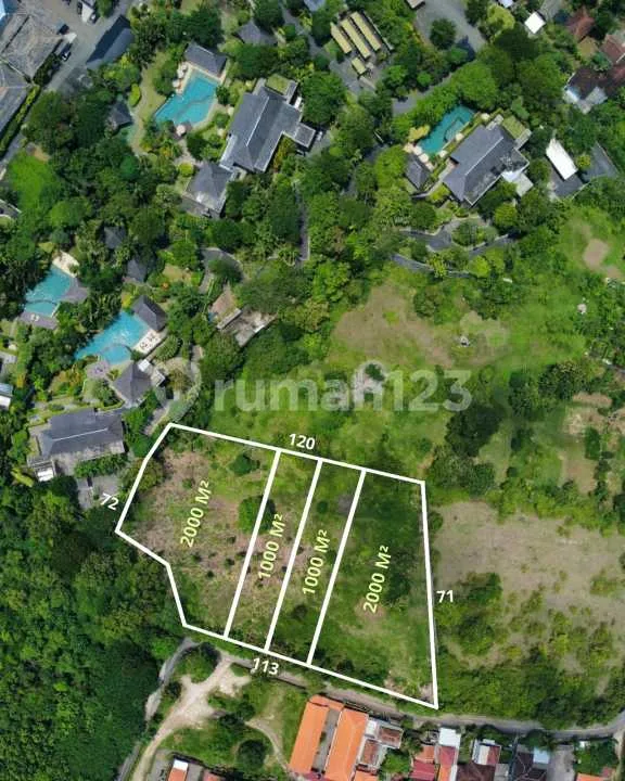 Tanah Premium View Laut Disebelah Hotel Bintang 5 Uluwatu - Bali in Bali