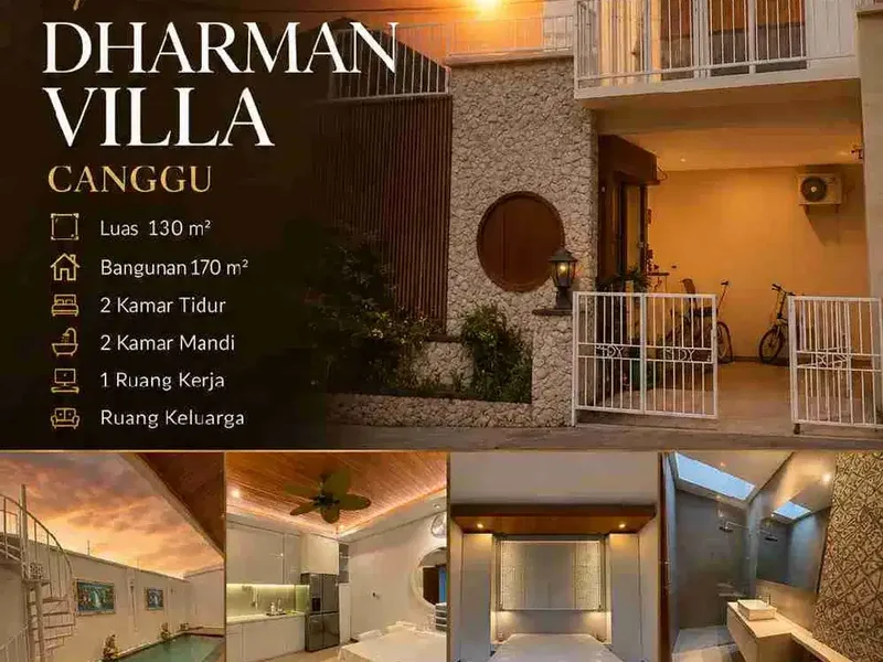 Villa Furnish Dharman Canggu - Real Estate in Bali