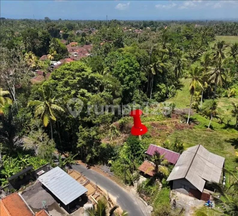 Tanah Ubud Tegalalang Samping Sungai Zona Perdagangan - Real Estate in Bali