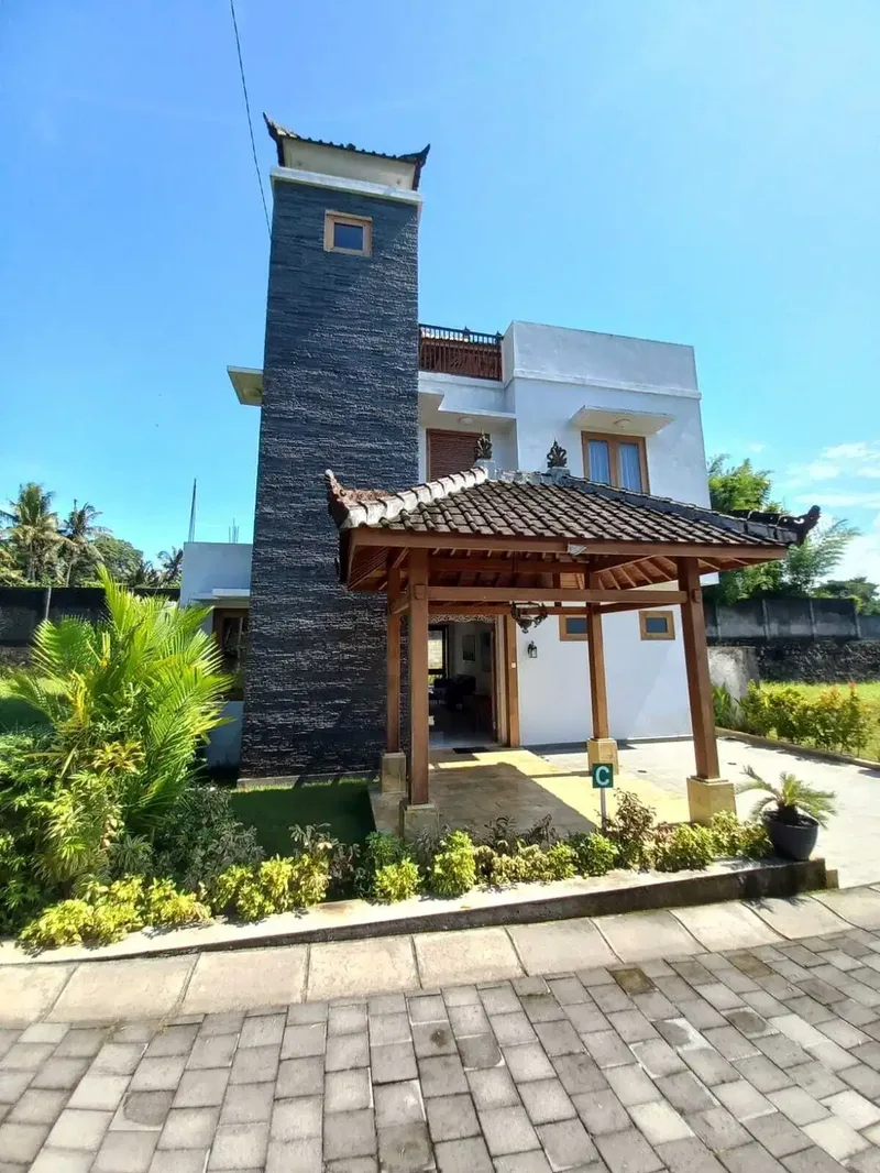 FOR RENT VILLA BAGUS TENANG VIEW SAWAH 3BR LOKASI STARTEGIS UBUD - Real Estate in Bali