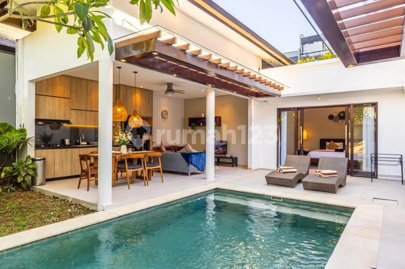 Villa Modern 2 BR Fully Furnished di Umalas Seminyak - Real Estate in Bali