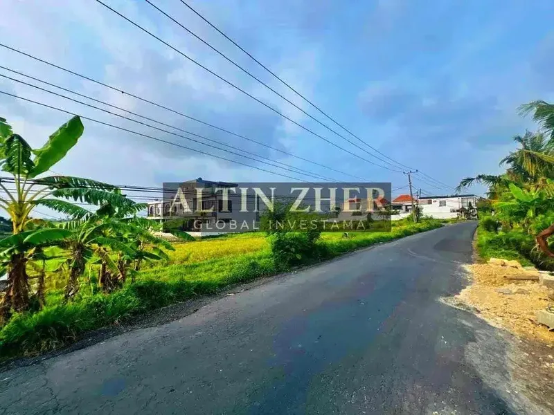 Tanah view sawah berlokasi di Kediri Tabanan dekat dengan pantai nyanyi - Bali in Bali