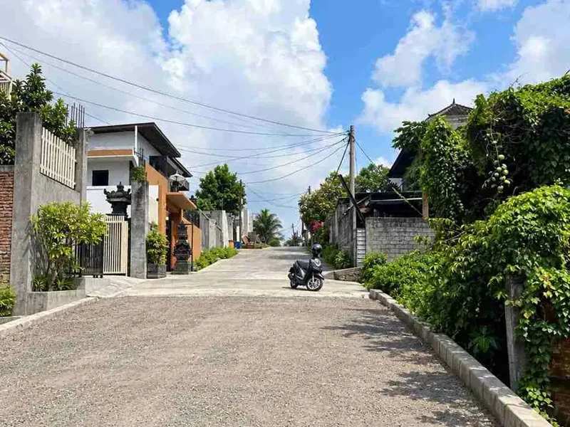 Tanah Premium 250M2 Sdh Tembok Keliling Penamparan Gatsu Barat Jl10mtr - Bali in Bali