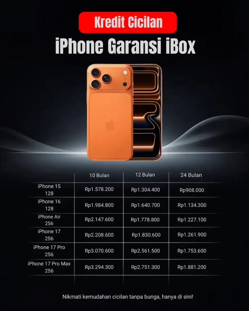 Kredit iPhone Tanpa DP Free Cicilan 2x - Electronics in Bali
