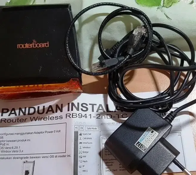 MIKROTIK ROUTER MINI HAP RB.931  Full set like new - Electronics in Bali