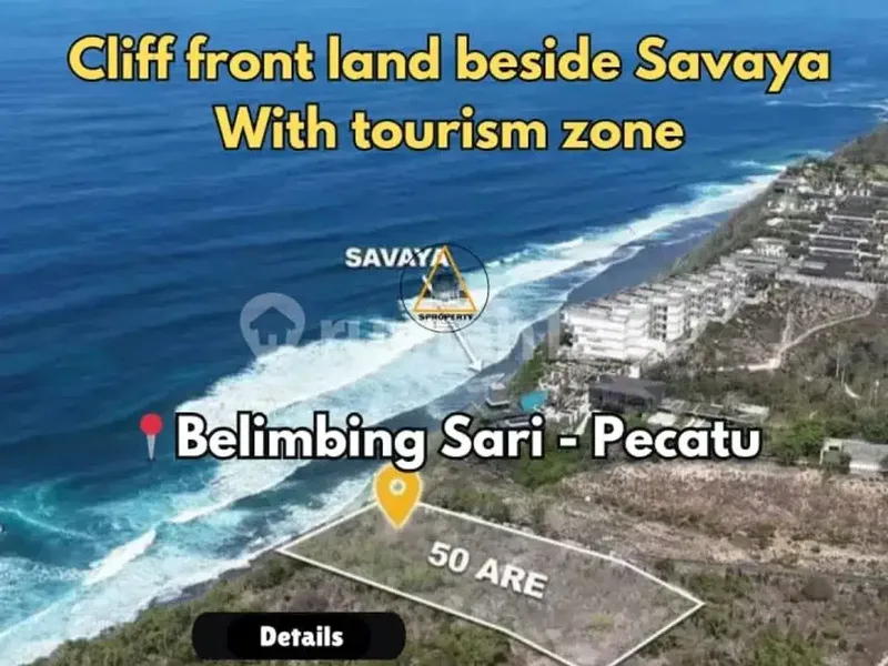Cliff Front Land In Pecatu Beside Savaya Club - Real Estate in Bali