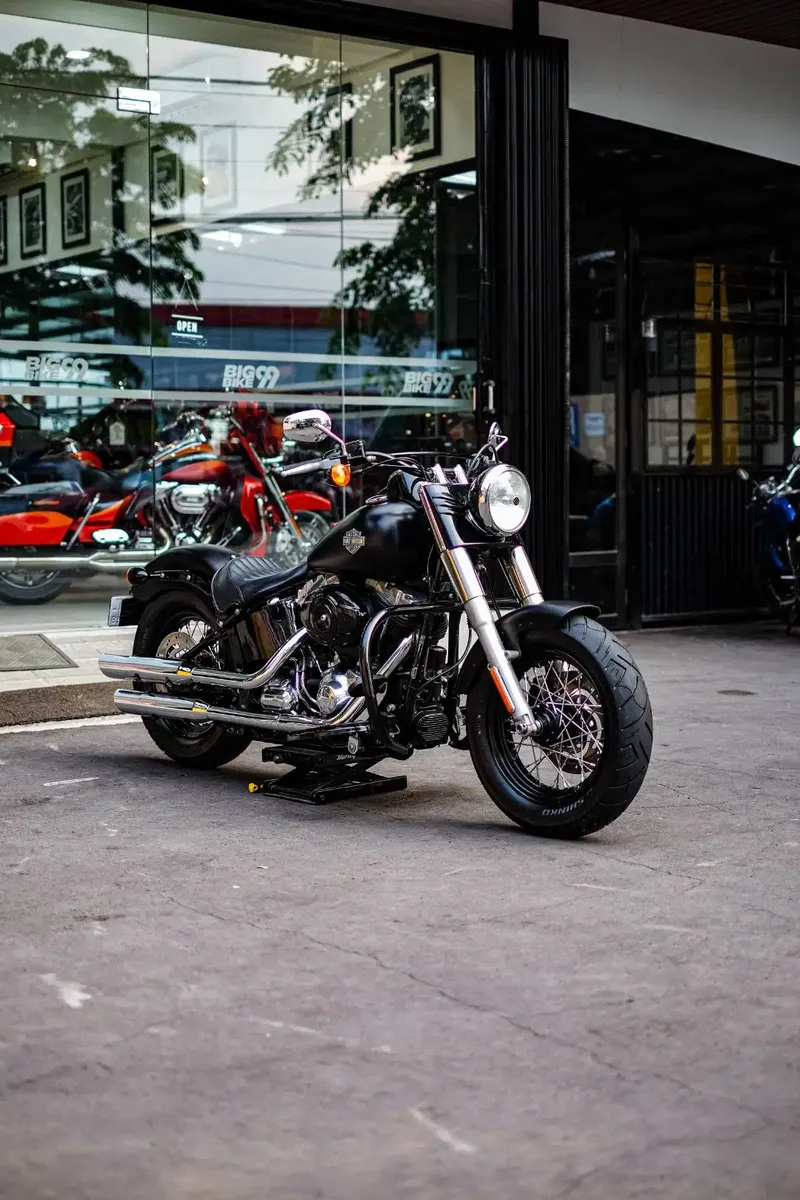 HARLEY DAVIDSON SOFTAIL SLIM NIK 2013 BLACK DENIM FP FULL PAPER MABUA - Vehicles in Bali