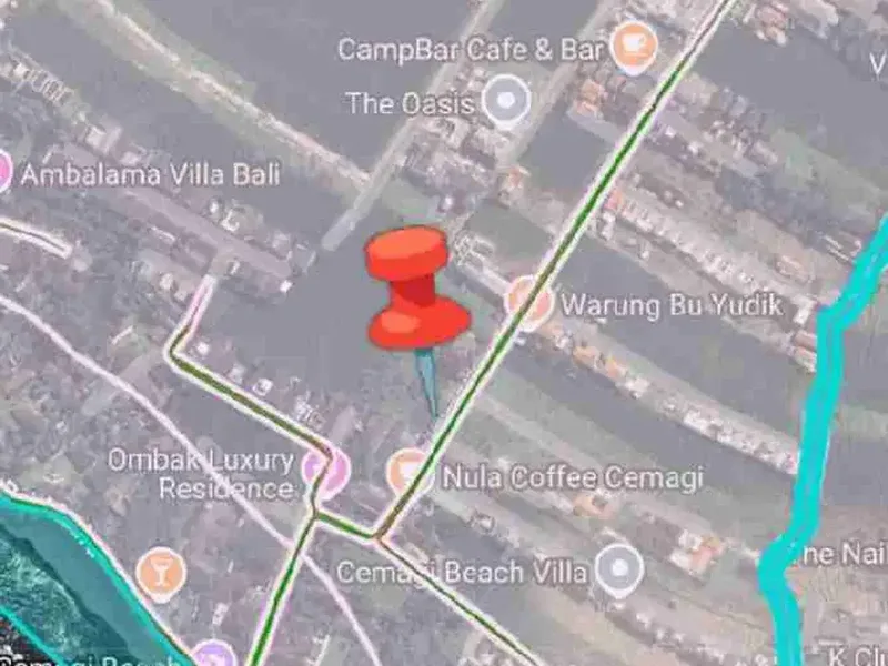 Tanah Cemagi jalan utama dekat pangai zona pariwisata - Real Estate in Bali