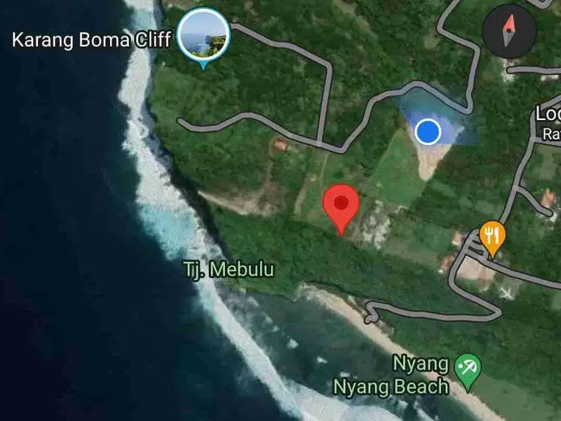 Lahan Premium Tepi Tebing pantai Nyang Nyang Bali - Bali in Bali