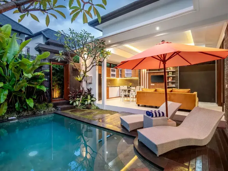 Leasehold Villa 2 Bedrooms In Heart Seminyak - Real Estate in Bali