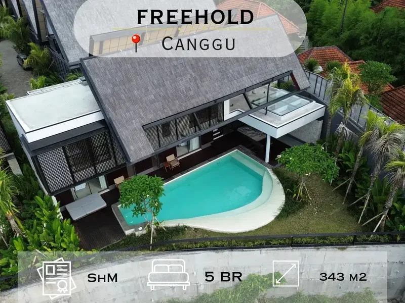 Luxury Tropical Freehold Villa For Sale – Canggu Bali - Real Estate in Bali