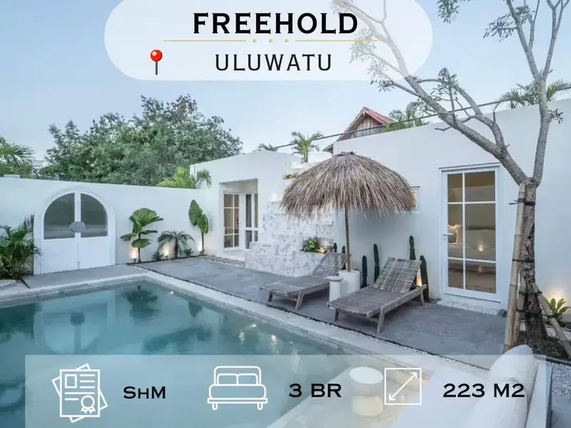 Stunning 3-Bedroom Villa with Private Pool in Uluwatu - Real Estate in Bali