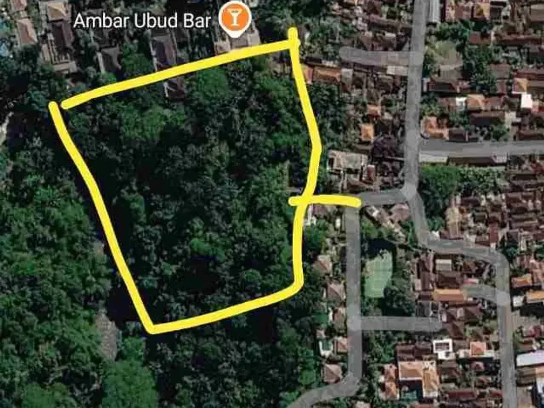 Tanah Komersial Los Sungai Ayung Dekat Mandapa Ubud - Image 1 of 10