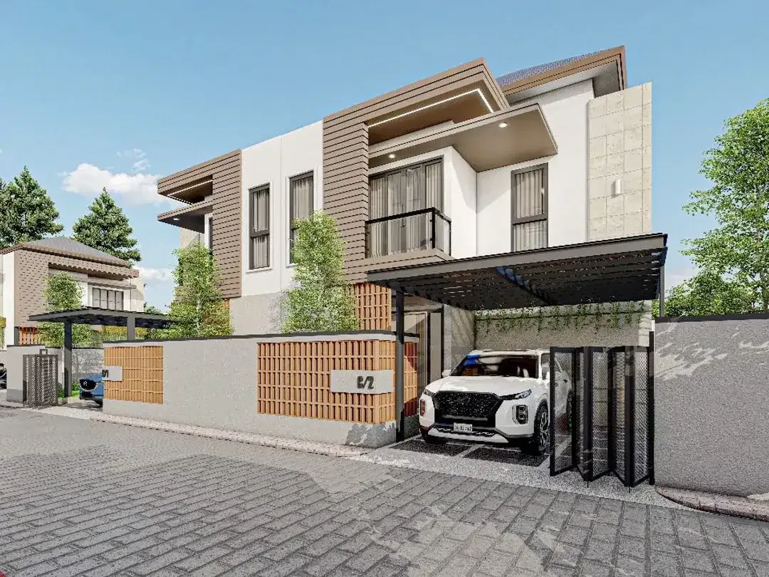 rumah baru 2 lantai yang berlokasi di jimbaran,daerah strategis,dkt gwk - Image 1 of 10