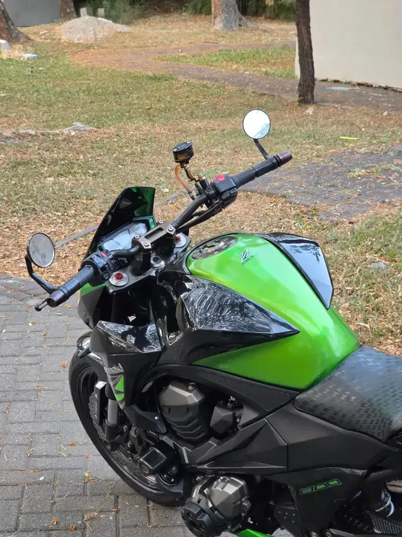 Moge Naked Kawasaki Z800 th 2014 km18rb Antik Siap Gas Turing Like New - Image 10 of 10