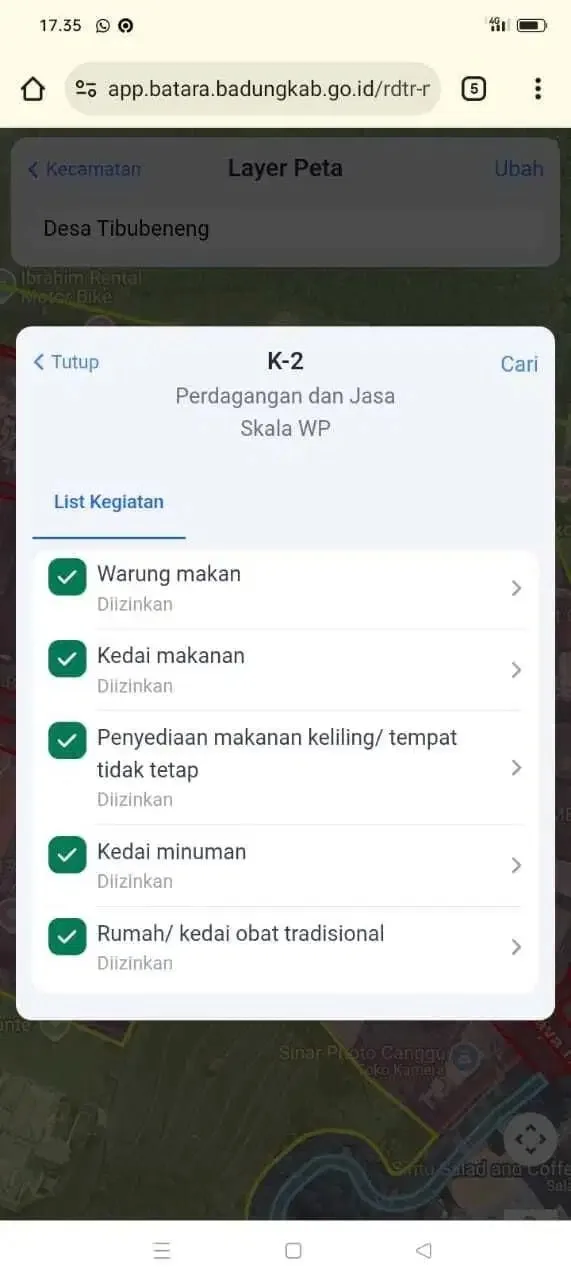 Tanah Komersil 550m2 di Jalan Raya Utama Canggu Bali Cocok Usaha - Image 10 of 10