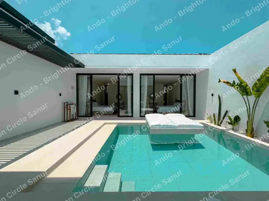2 BR BRAND NEW VILLA WITH MODERN LUXURY DESIGN NEAR SANUR BEACH - Image 1 of 8