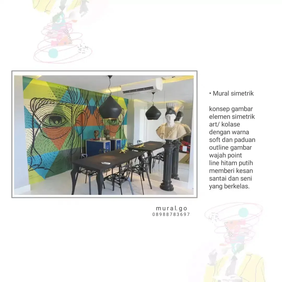 Mural Dinding Mural 3d - Image 6 of 9