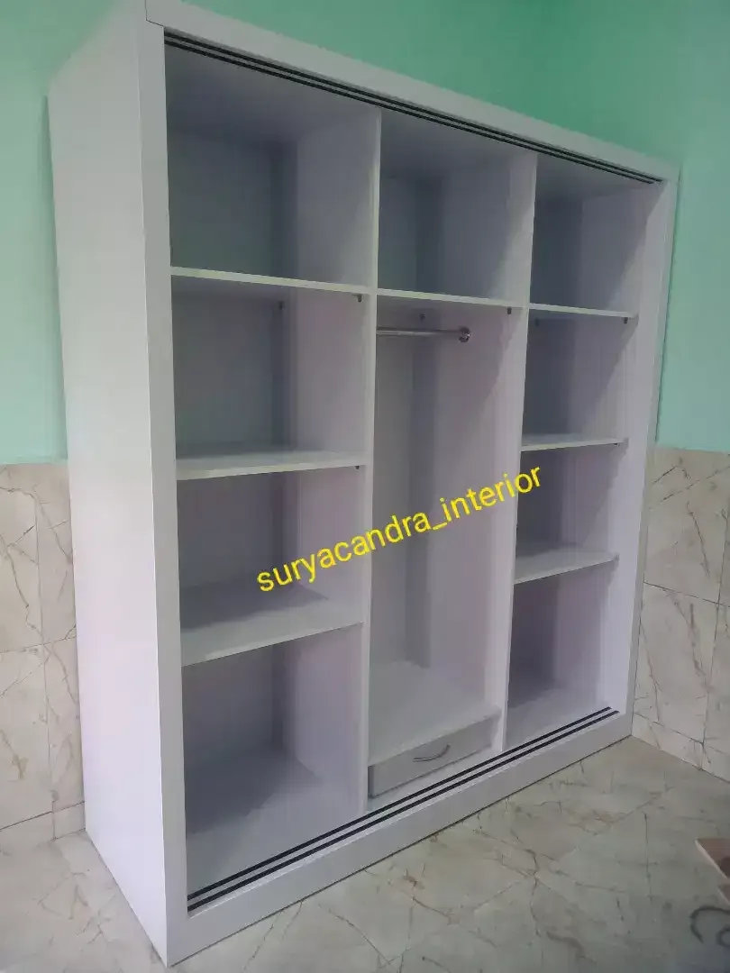 Lemari minimalis 180×200, lemari, almari, Wardrobe, interior, hpl - Image 2 of 2