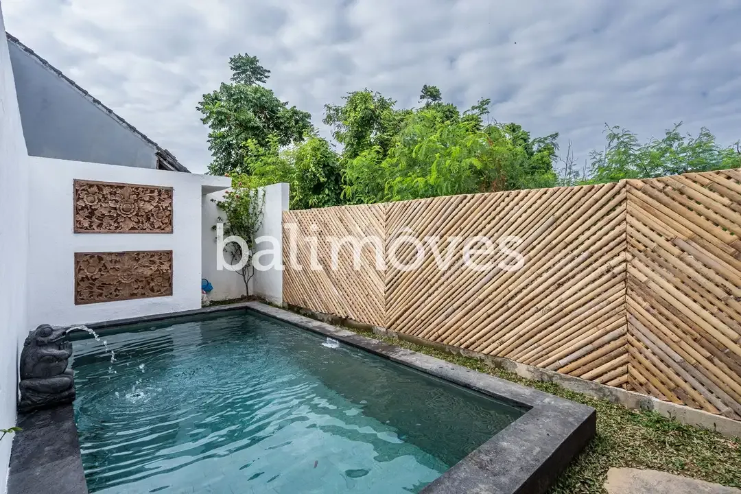 Vila Satu Kamar Tidur Bergaya Joglo dengan Pemandangan Sawah di Renon - Image 6 of 10
