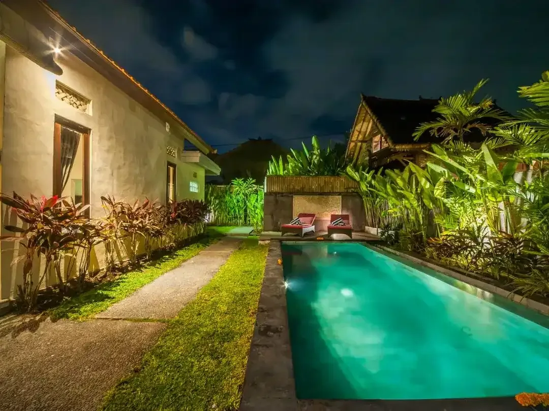 2-Story Minimalist Villa with Pool in Serene Ubud Bali for Rent Yearly - Image 6 of 10