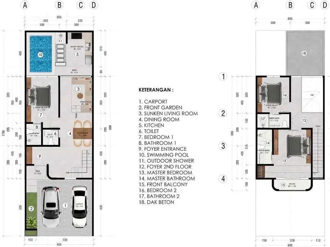 Villa Murah di denpasar selatan sangat strategis dengan view sawah - Image 10 of 10