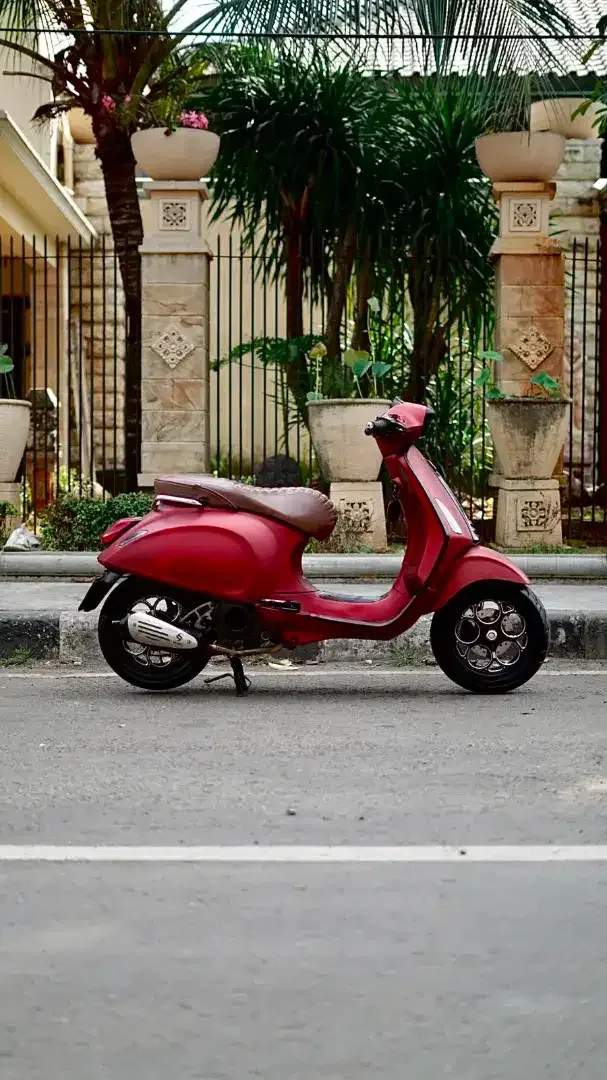 VESPA SPRINT 150 IGET 2017 MERAH MODIF - TERMURAH SEINDONESIA - Image 8 of 8