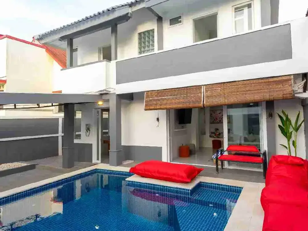 dijual villa 5 bedroom fully furnished cluster Sahadewa Pecatu indah resort kuta selatan badung bali - Image 1 of 10