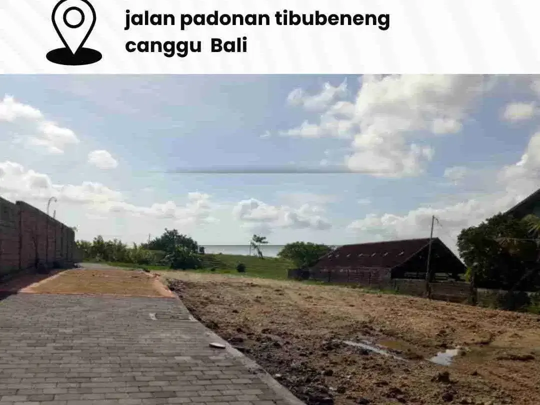 Dijual tanah ukuran kecil  super langka siap Bangun Di jalan padonan tibubeneng canggu  Bali - Image 1 of 5