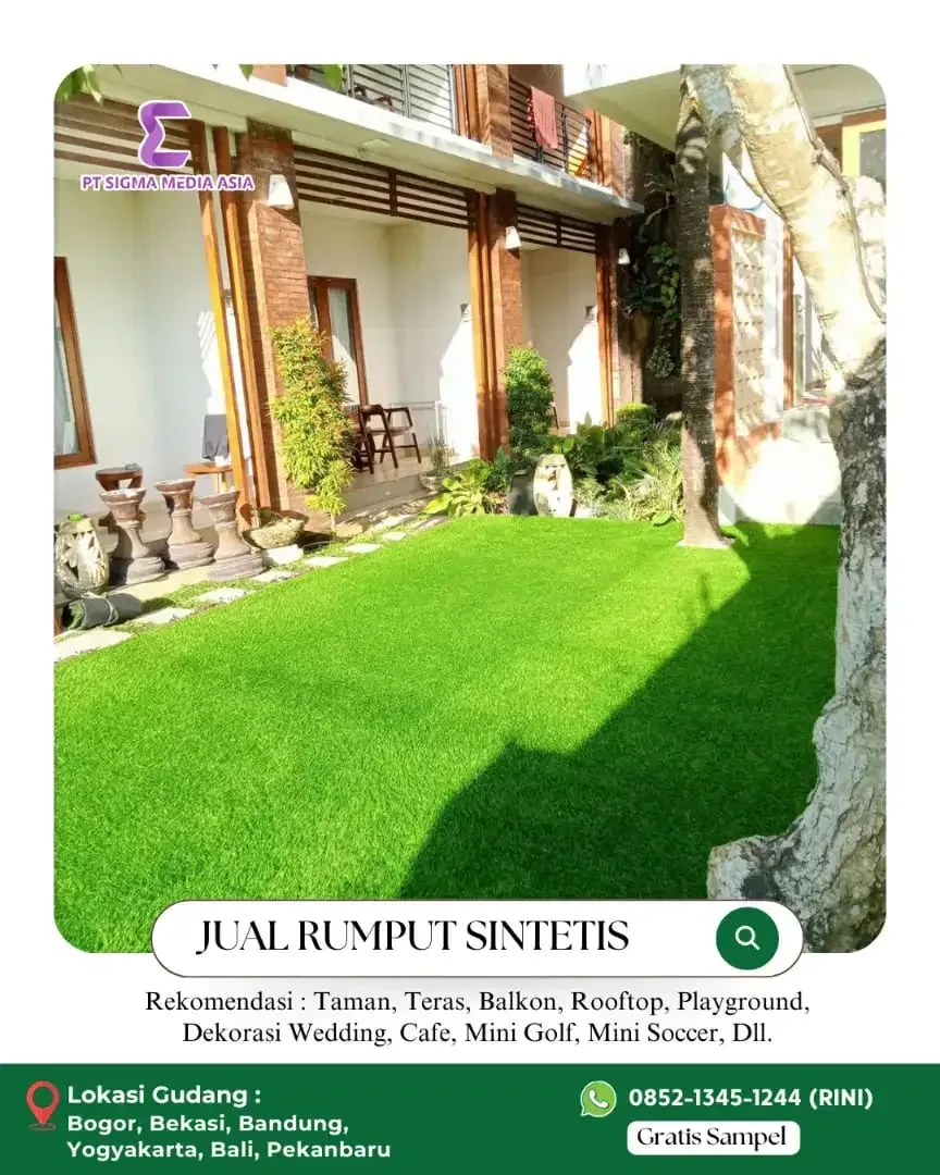 Jual Rumput Sintetis Anti UV dan Anti Bau - Image 1 of 5