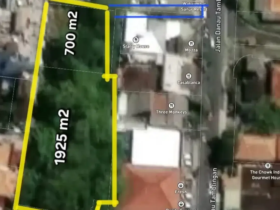 Dijual Tanah Lokasi Strategis di Danau Tamblingan, Sanur - Bali - Image 9 of 9
