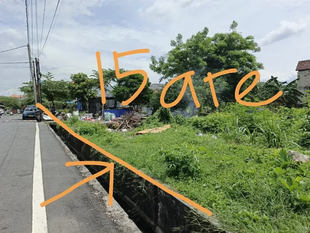 Dijual Tanah 1.500 m² dengan Lebar Depan 31 Meter Zona Perdagangan & Jasa di Denpasar - Jalan Himalaya II Cocok untuk Gudang dan Kantor - Image 3 of 8