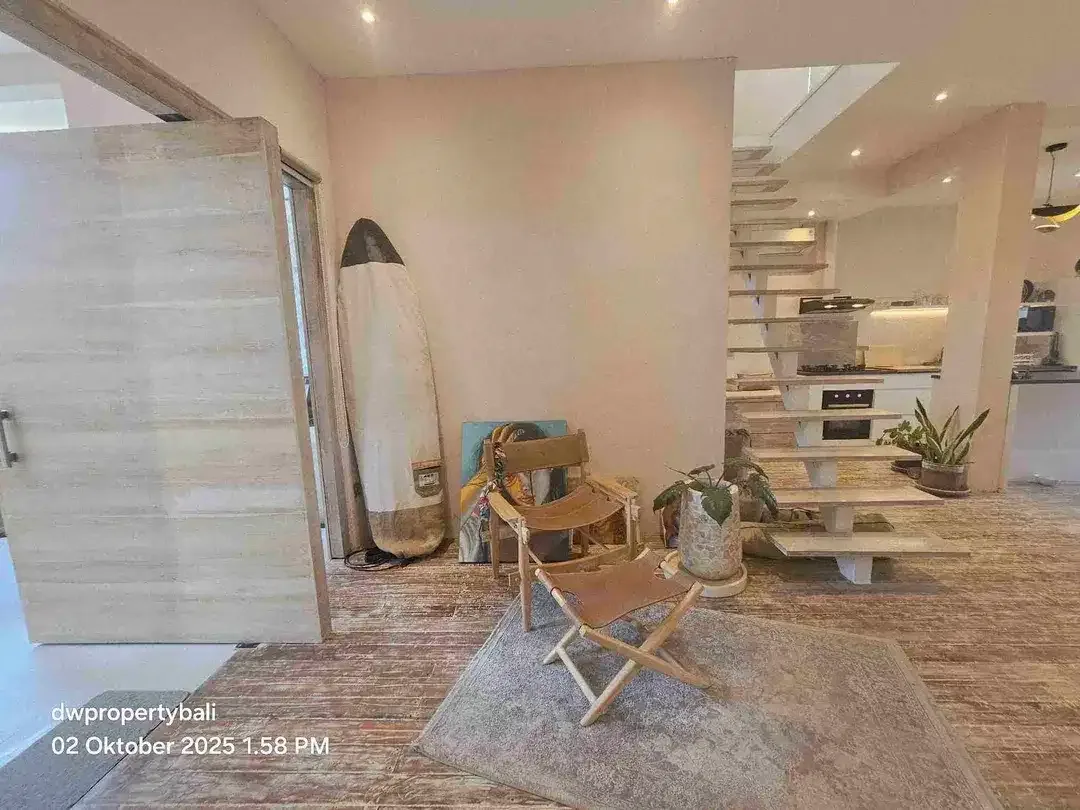 dijual villa lantai 2 view sawah canggu - Image 6 of 10