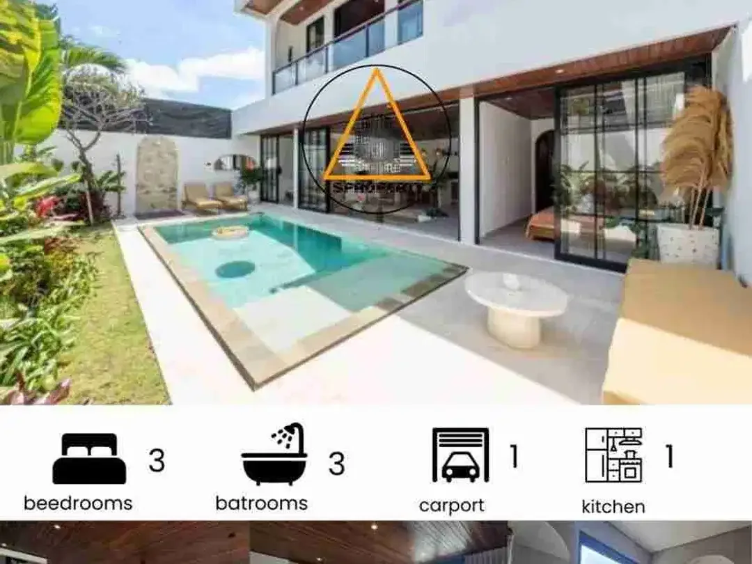 villa for lease New Tropical Retreat in Pererenan, Canggu - Bali. - Image 1 of 10