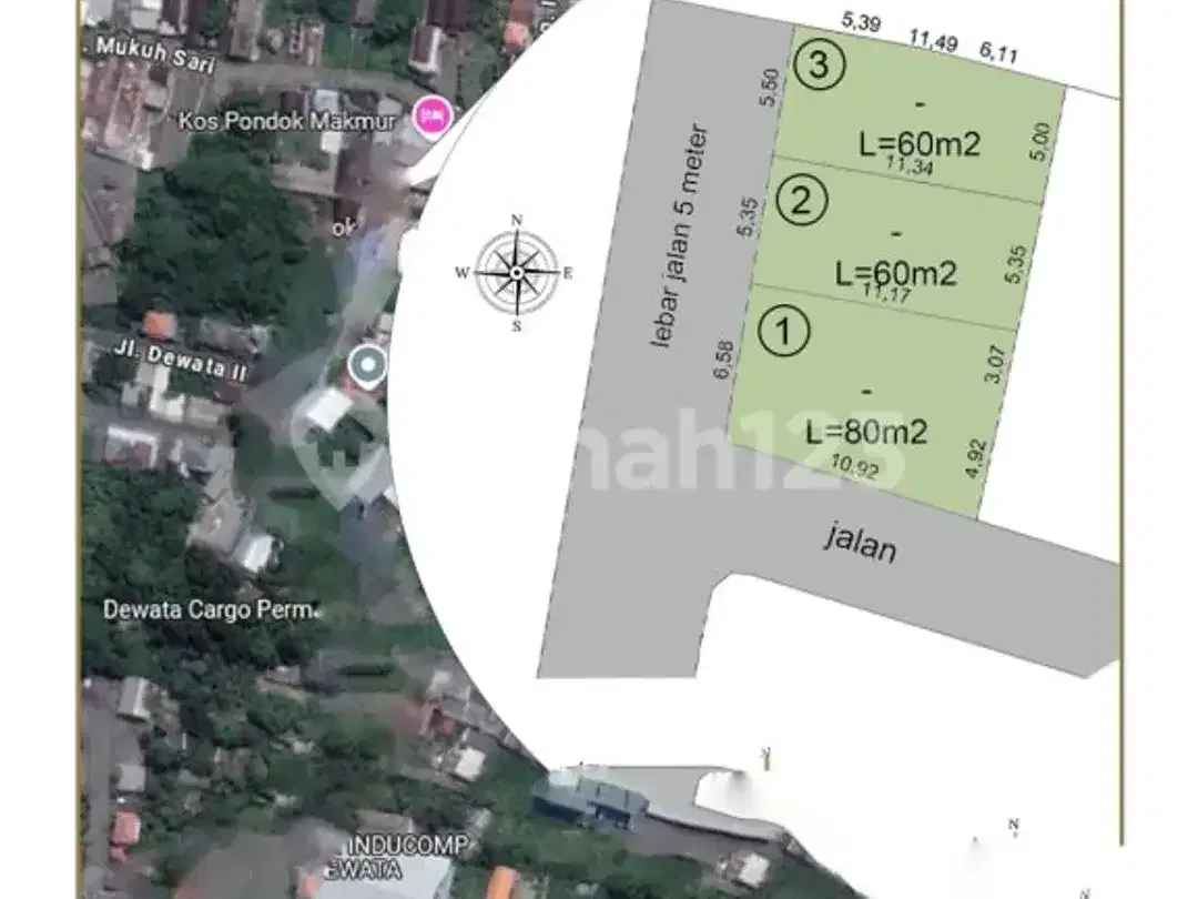 Rumah Indent 3 Kamar Tidur 2 Lantai Strategis Di Cargo Pusat Kota Denpasar Bali– Harga Mulai 1,2m! - Image 3 of 6