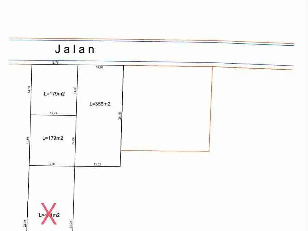 Tanah Kavling Lokasi Strategis di Buruan, Gianyar Kota. Cocok Buat Rumah Tinggal atau Kos2an - Image 3 of 9