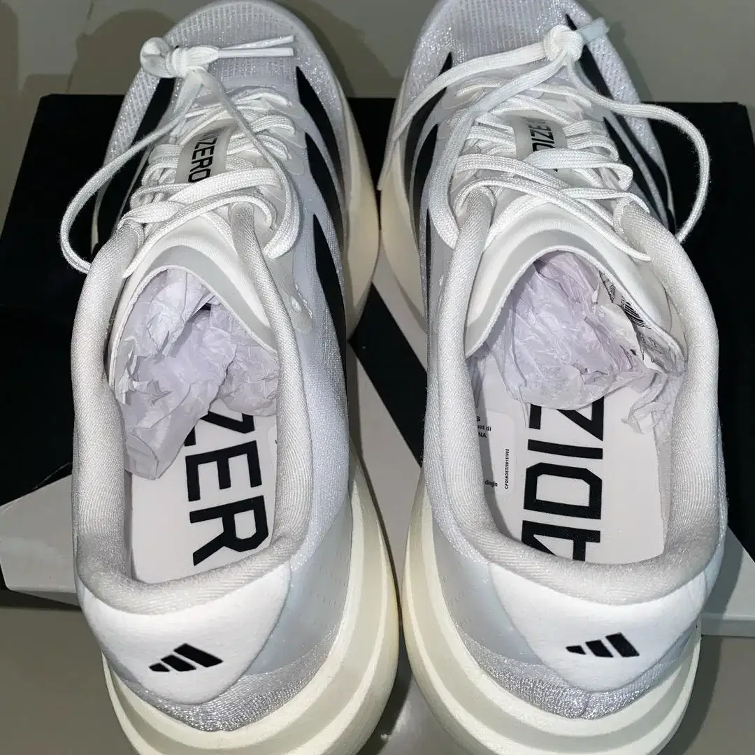 Adidas Adizero Evo SL White Black - Image 6 of 10