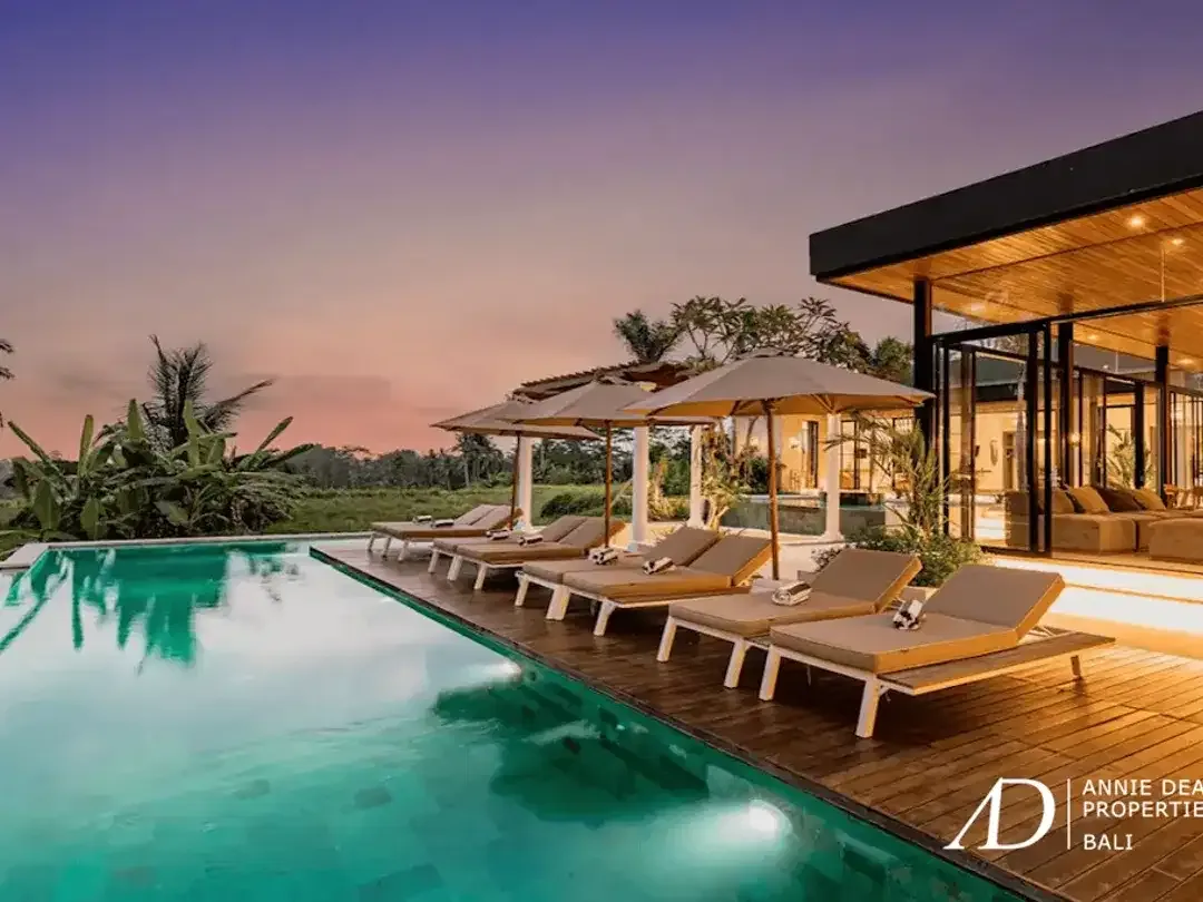 LEASEHOLD | BRAND-NEW 6-BEDROOM VILLA WITH RICE PADDY FIELD VIEWS IN UBUD - Image 6 of 10
