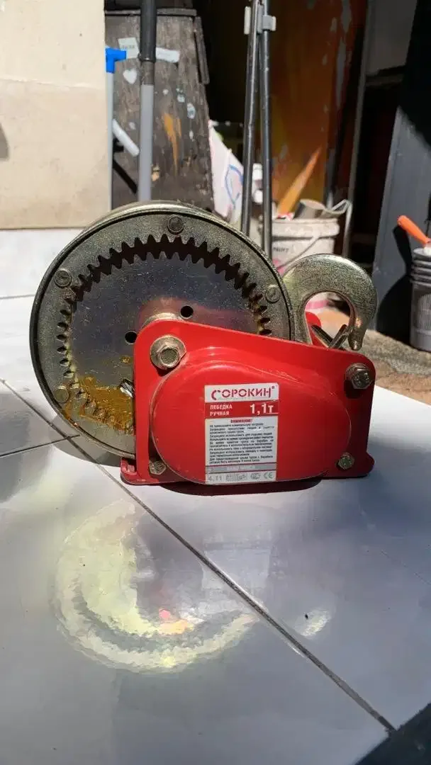 Hand Winch Manual SOROKIN 1.1 ton (1100 Kg) - Derek Tangan Kabel Baja - Image 3 of 6