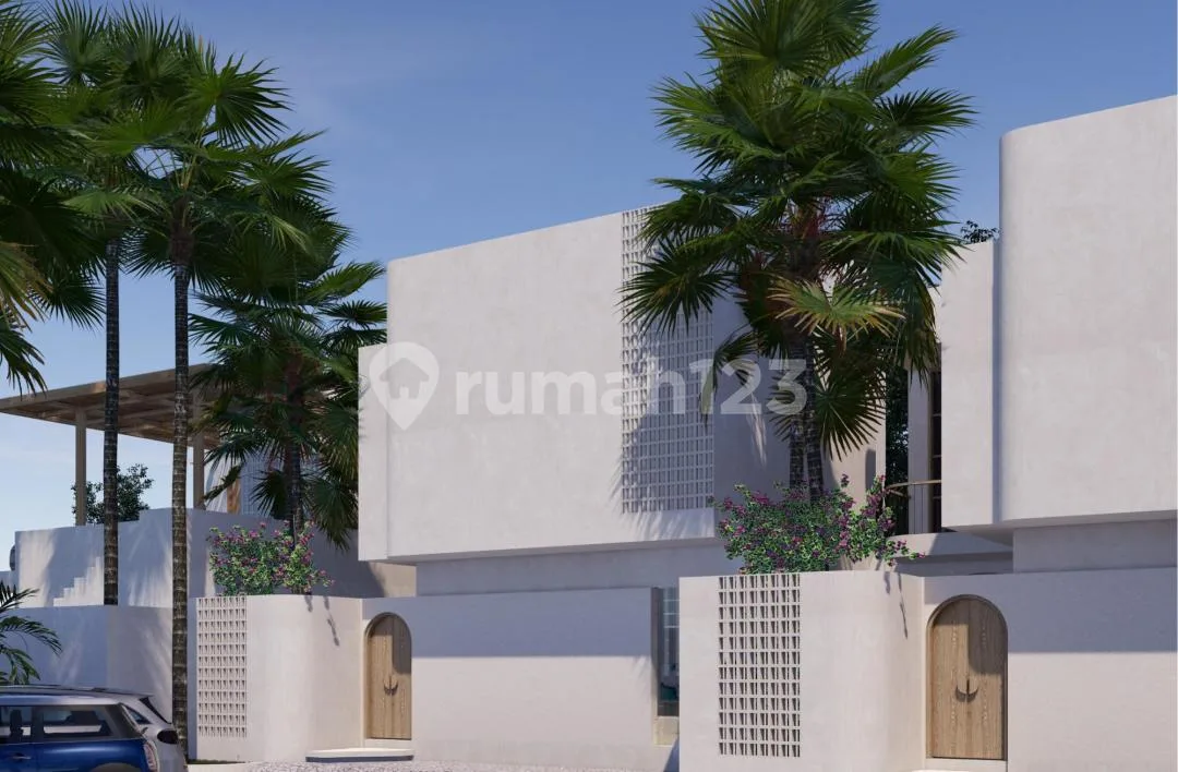 Villa Hak Milik 2 Kamar Tidur Eksklusif Dijual di Uluwatu - Pink Zone, Private Pool & Rooftop - Sdfb068 - Image 2 of 4