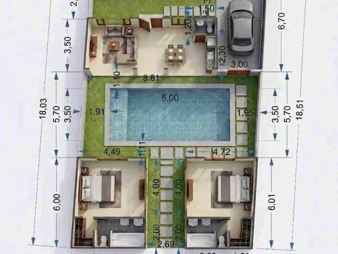 Villa Cocok untuk Investasi, Lokasi Strategis di Kutuh, Nusa Dua, dekat Pantai2 Selatan Bali - Image 3 of 10