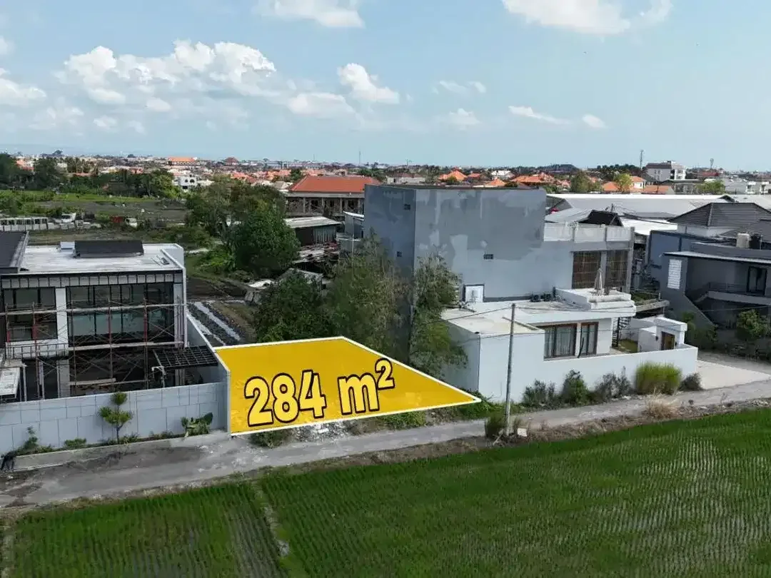 Tanah Plot Kecil Link Villa View sawah Kedampang Kerobokan Bali - Image 3 of 10